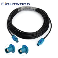 eightwood car dab satellite radio gps antenna extension cable fakra z male to male plug pigtail cable rg174 9 8ft 3m for audi