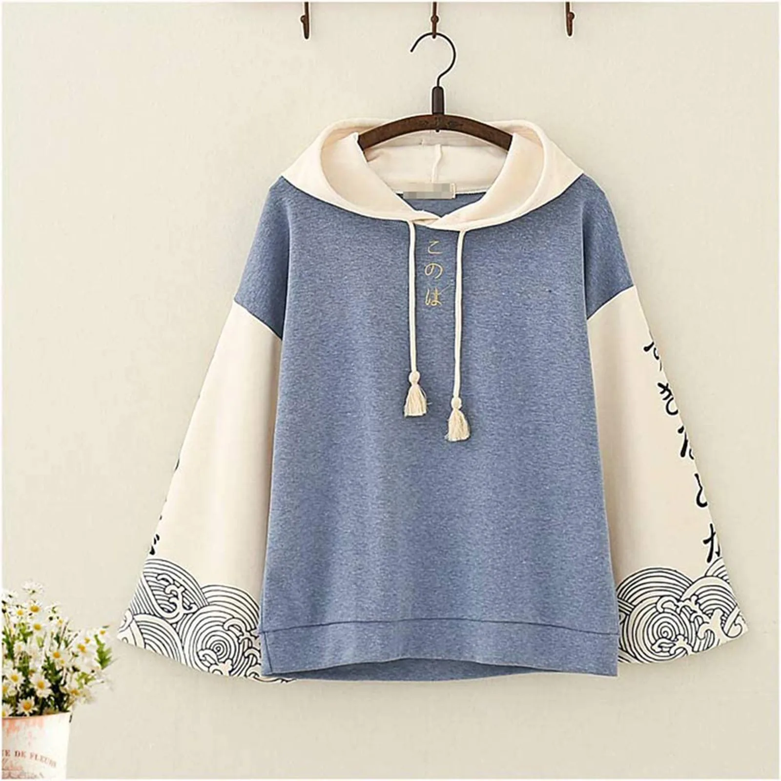 

Top Selling Japanese Style Sweatshirts For Women Autumn Winter Kawaii Women's Loose Hooded Sweater Printed Anime y2k Hoodies