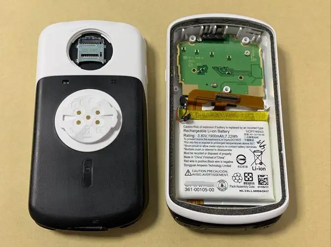 Original para Garmin Case com Bateria Edge Capa Traseira Radar Inteligente Bicicleta Volta Li-ion 361-00105-00 1030