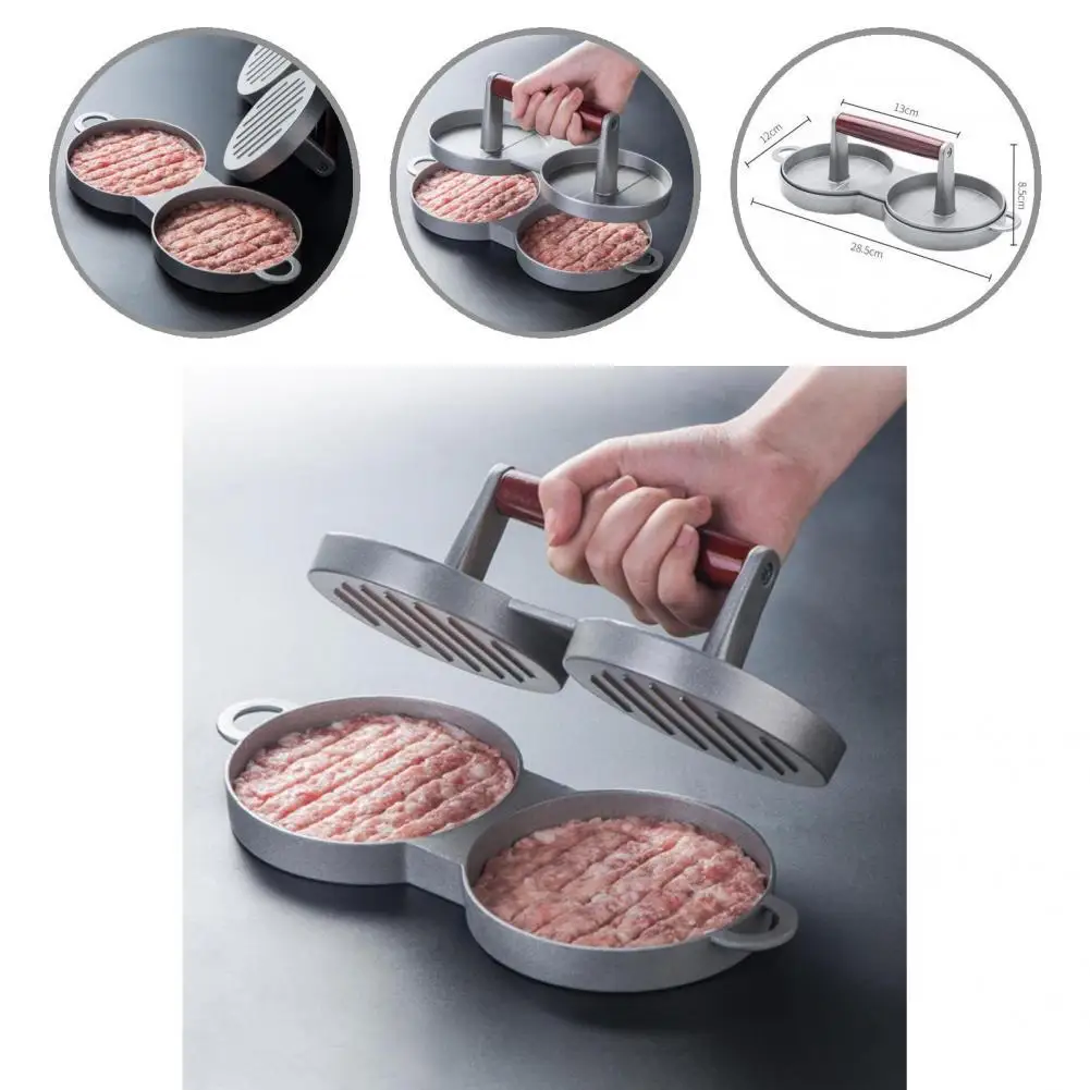 

Отличная форма для бургеров пищевого класса серебристого цвета пресс для гамбургеров пресс-форма для бургеров профессиональные Гриль аксессуары