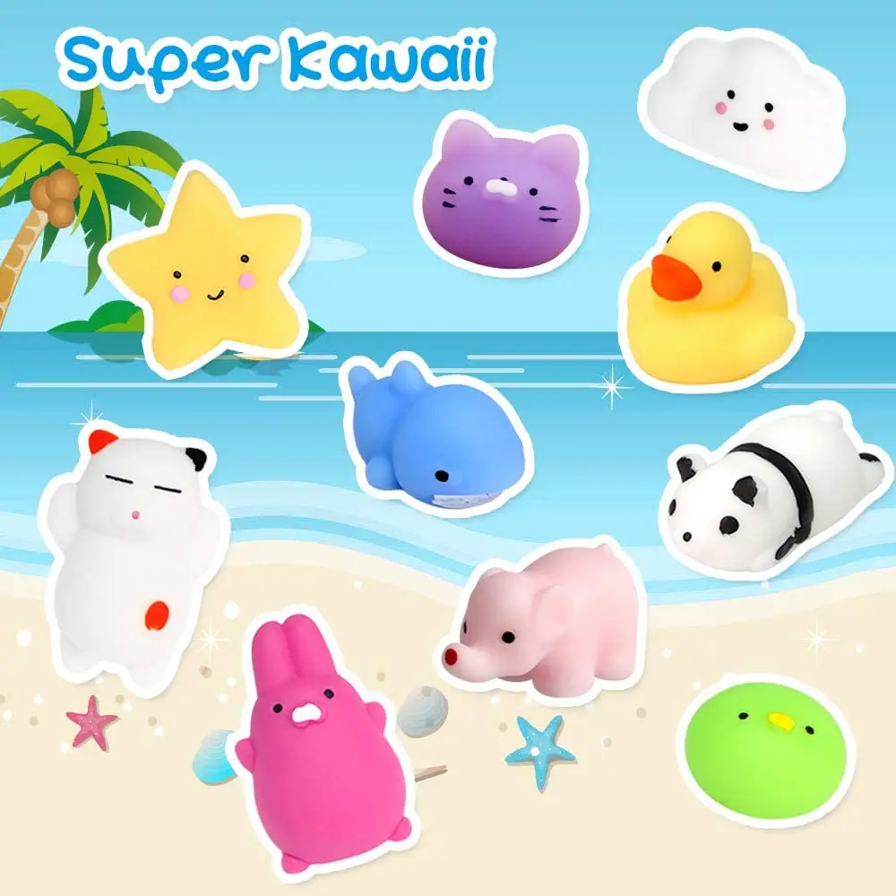 

10Pcs/set Mochi Squishy Toys Mini Squishies Gifts for Kids Stress Relief Toy YJN Squishy Toy Stress Toys Kawaii Sloth Squishies