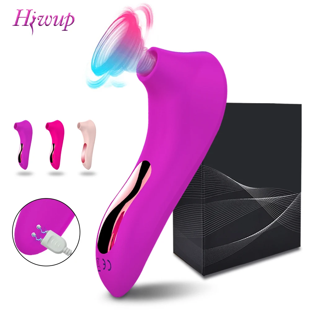 Мощный вибратор с присоской для клитора Секс игрушки товары взрослых женские