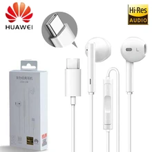 Huawei CM33 Type C Oortelefoon Met Microfoon Volumeregeling Voor Mate 10 Pro P20 Por P30 P30 Pro Xiaomi Mi 9 8 7 6 6X MIX2