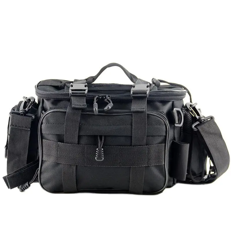 

Multifunctional Waterproof Fishing Bag Single Crossbody Pack Outdoor Sports Waist Backpack Nylon Lures Gear Storage Box