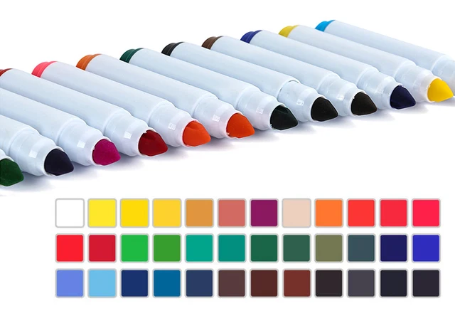 Rotulador De Dibujo Colorido, Rotuladores De Pintura Corporal Acuarela 8  Colores Lavables Para Niños ANGGREK XH53453