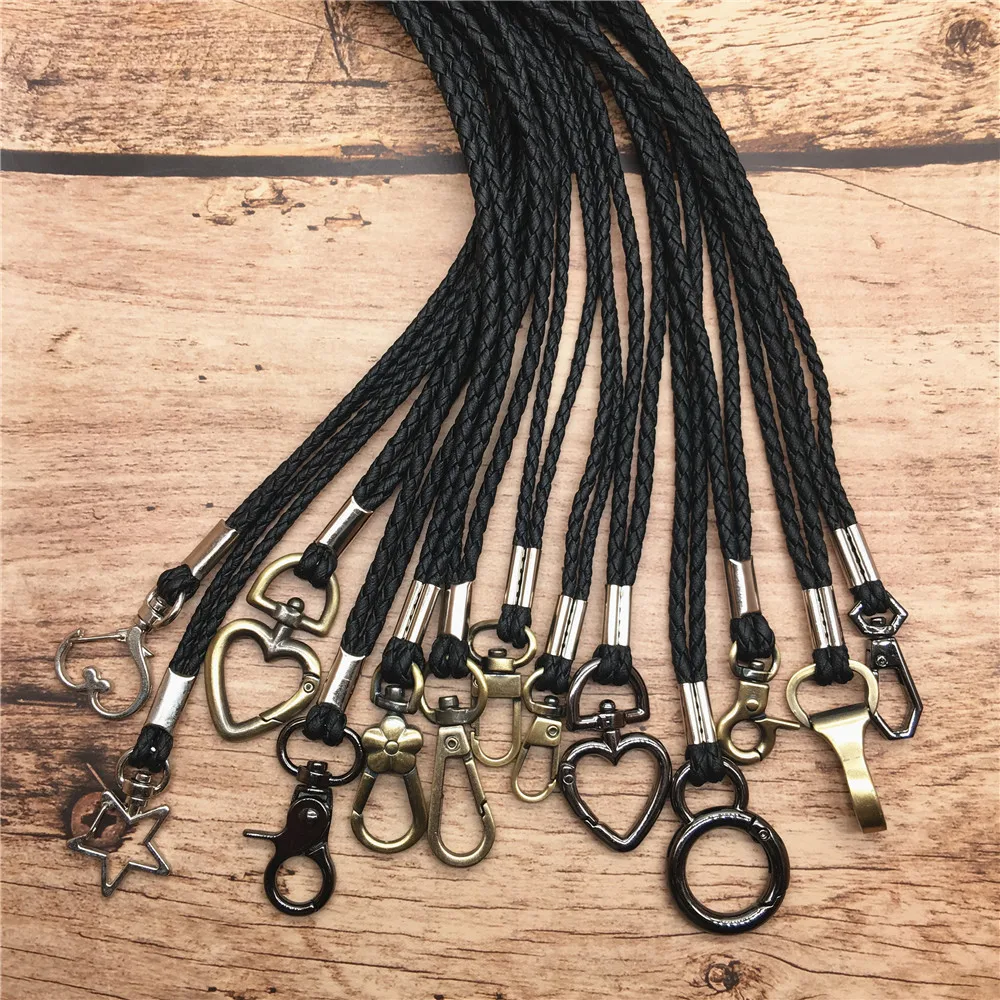 

PU lanyards Neck straps Lanyard for keys with Strong Clip for ID Card Pass Gym USB Phone lanyard DIY Hang Rope Sling