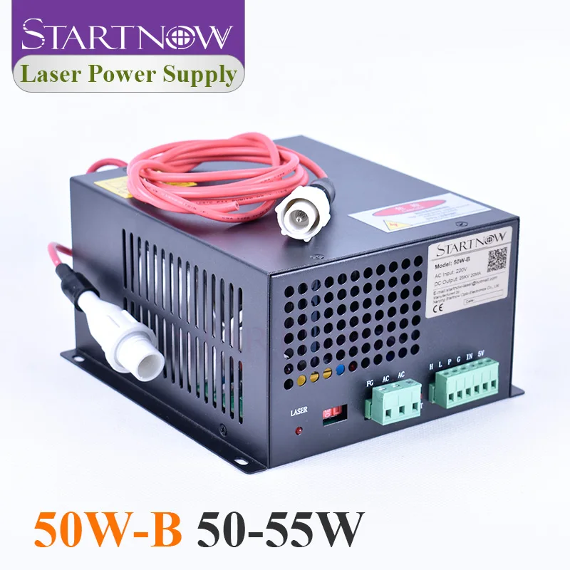 50W-B СО2 лазерный генератор MYJG-50 СО2 лазерный источник 45 Вт высоковольтный лазерный источник питания 50 Вт для лазерной гравировки и резки