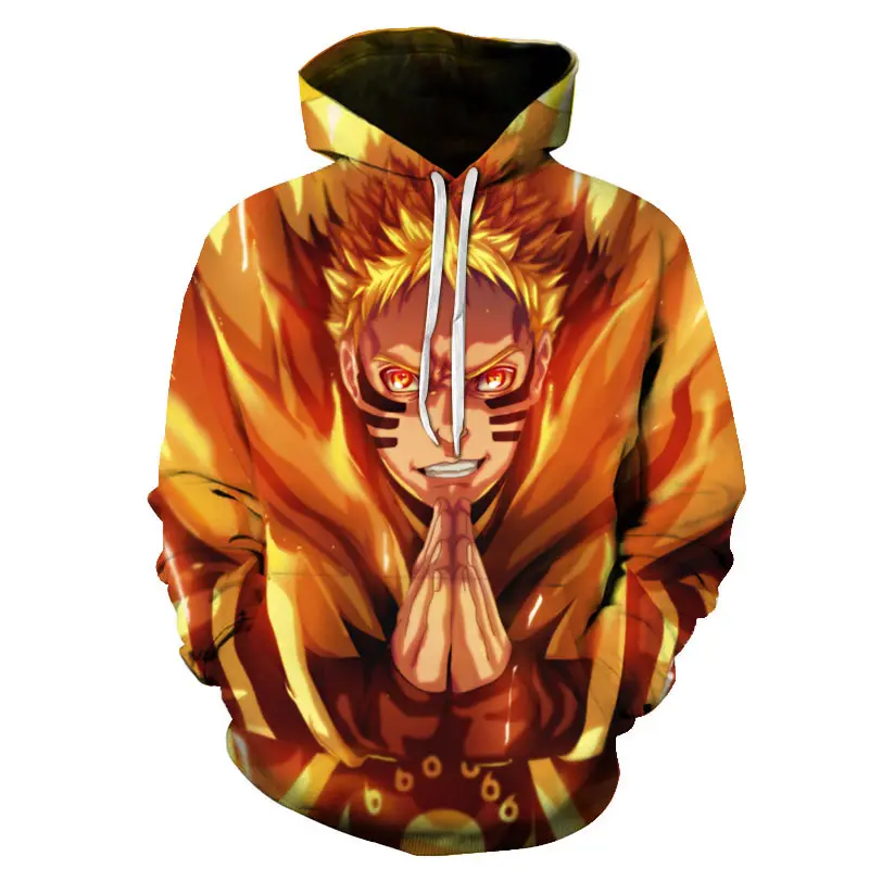 

2021 New Ninja World Fighting Blood Anime Style Hoodie 3D Printing Men's Women's Children's Pullover Pullovers Street Pullovers