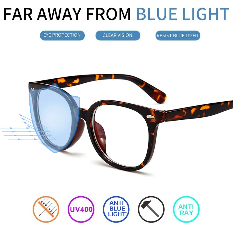 Очки компьютерные для мужчин и женщин с защитой от синего света прозрачными