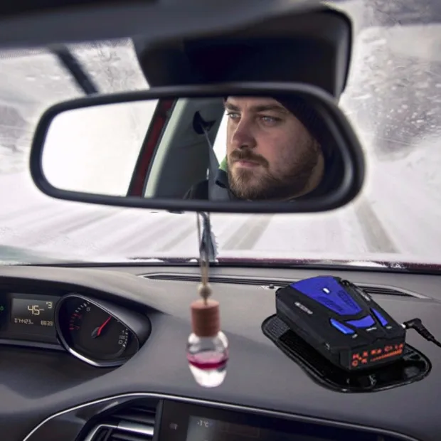 Автомобильный радар детектор автомобильная система оповещения со светодиодным