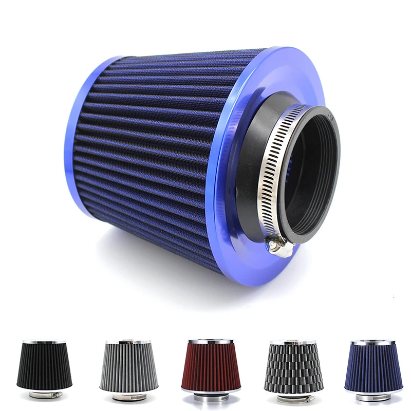 

General Purpose Car Air Filter 76MM 3in Cold Air Intake Kit Filter Car Intake Modification Parts Car Accessories