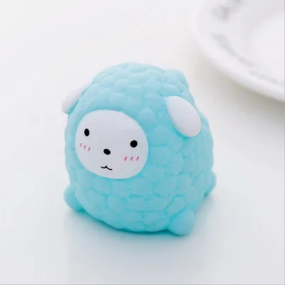 0-36 months soothing baby shower toy little sheep mini cute animal pinch call BB sound baby play water toy children toy gift