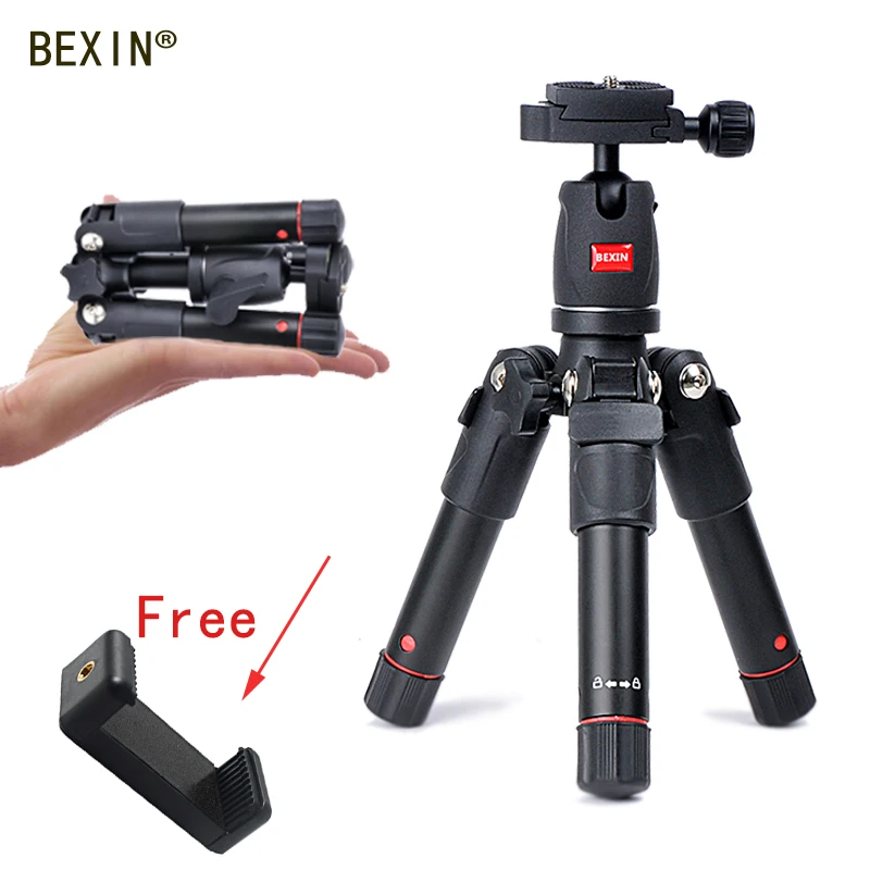 BEXIN мини-штатив dslr настольная камера подставка для телефона штатив Гибкий портативный складной дорожный штатив для dslr камеры с мини-шаровой головкой