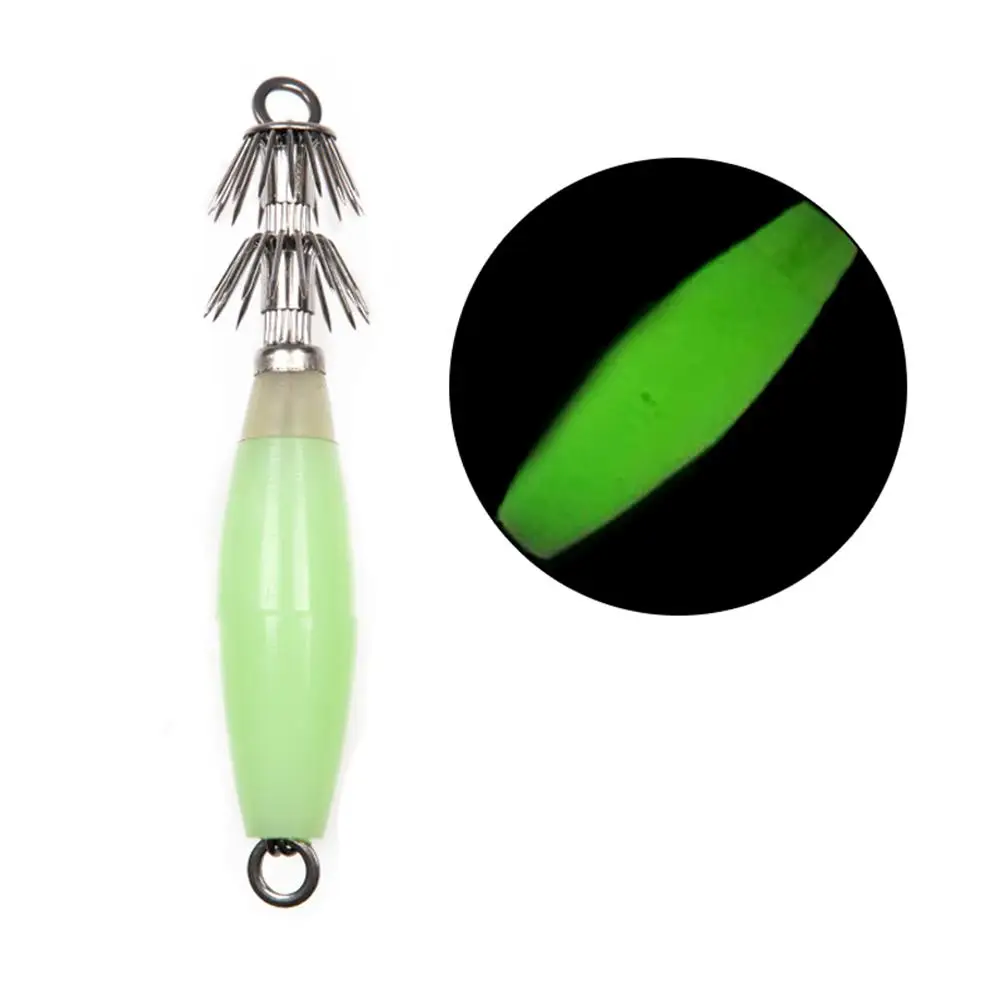 5 шт. флуоресцентные кальмары джиг Крючки каракатицы приманка осьминог Multineedle