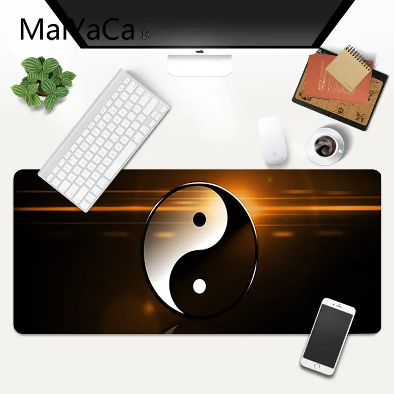 

yin and yang New Designs Anti-Slip Durable Rubber Computermats Size for 30x70cm 300x700x2mm