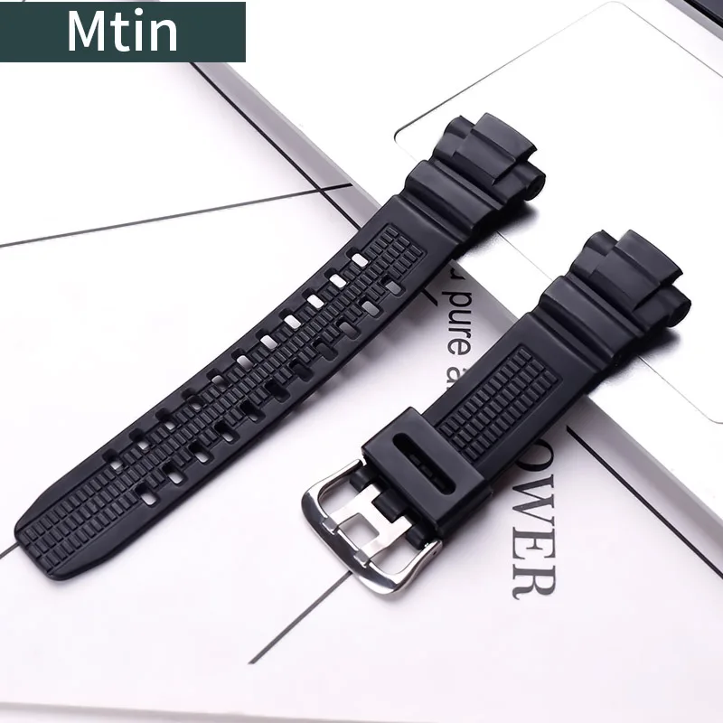 Outdoor sports pin buckle resin watch band accessories For Casio GW-3000B 3500 2500 2000 G-1500B rubber wristband men watch band