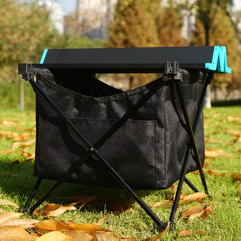 

Outdoor Folding Table Storage Hanging Basket Waterproof Storage Bag Picnic Camping Barbecue Pocket Organizer Table Outdoor