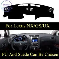 customize for lexus nxgs 04 18ux 19 20 dashboard console cover pu leather suede protector sunshield pad