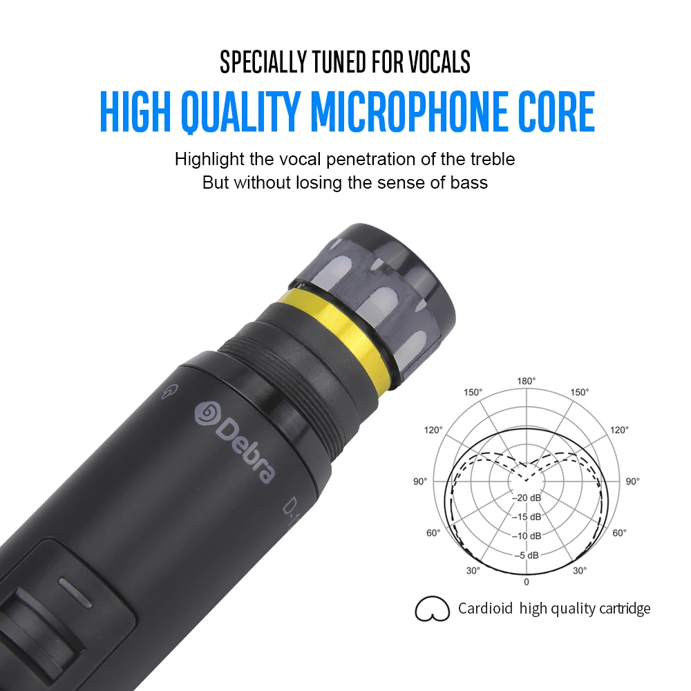 Debra D 440 Профессиональная Беспроводная микрофонная система с Lavalier гарнитура и