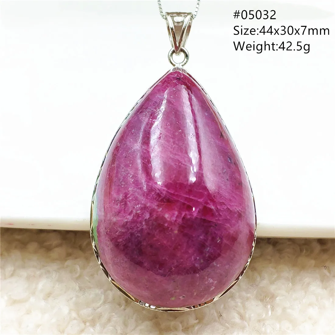 

Natural Red Ruby Bead Water Drop Pendant Necklace 925 Sterling Silver Women Men Star Light Beads Rubi Ruby Necklace AAAAA