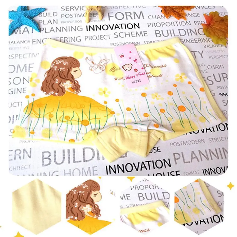 

Шорты для девочек 2-10 лет, Мультяшные трусики, хлопковые короткие брюки, детское короткое милое нижнее белье