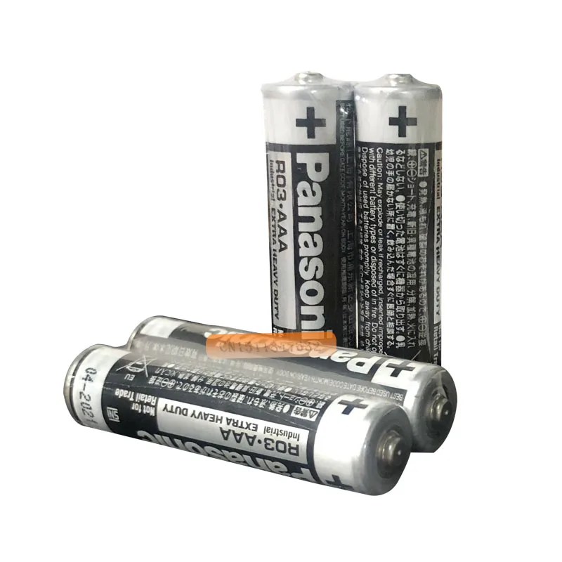 4 шт. Panasonic R03 1,5 в AAA батареи щелочные батареи без ртути сухой аккумулятор для электрической игрушки фонарик часы мышь