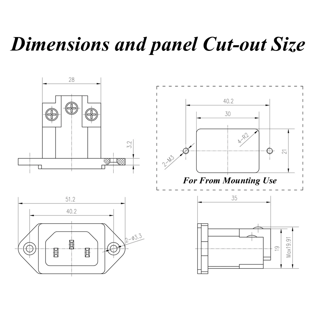 1 шт. monosaudio IC71(C) Чистая медь IEC на входе AC socket фильтр HiFi с питанием plan