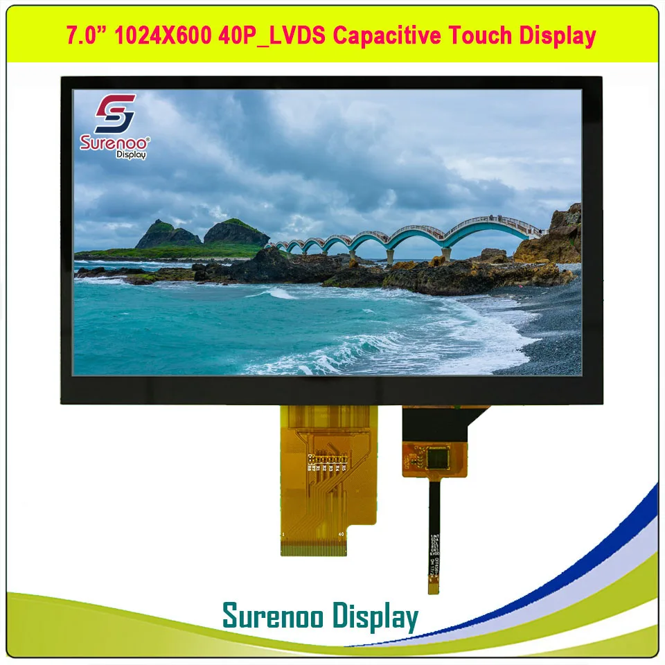 Model B " /7,0" дюймов 1024*600 40P_LVDS TFT ЖК-модуль дисплей экран монитор и FT5426 igc емкостная сенсорная панель - Цвет: Model B