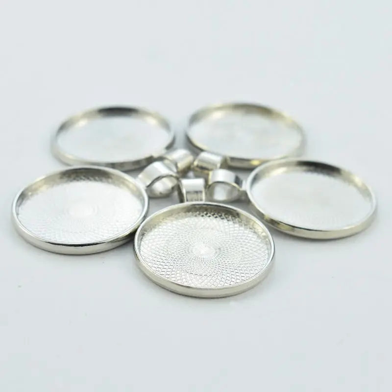 5 шт. круглый стеклянный кабошон 25 мм|Ювелирная фурнитура и компоненты| |