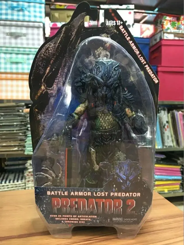 Бургундия NECA Хищник Классический Хищник 25th anniversary Jungle Hunter фигурка Коллекционная модель игрушки " 20 см - Цвет: Бургундия