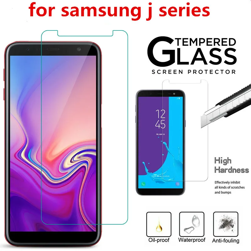 2 шт. Защитное стекло для Samsung Galaxy J3 J4 J6 J7 J8 2018 Plus закаленное J2 J5 Prime защита