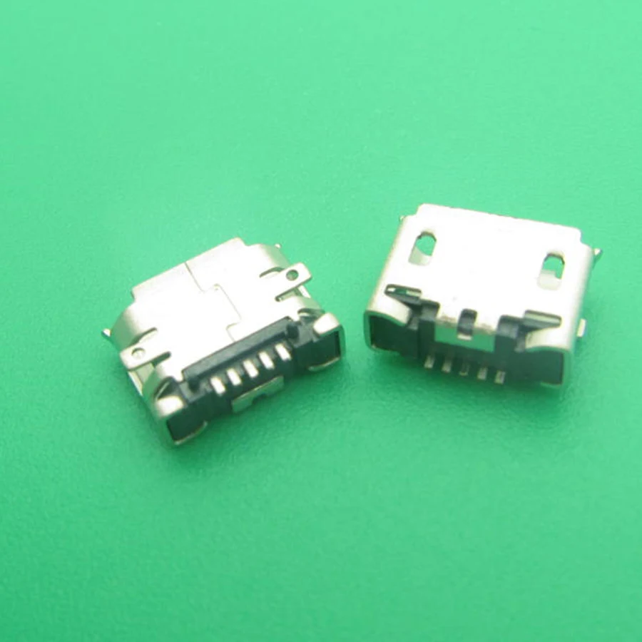10 шт. миниатюрный 5-контактный разъем Micro USB гнездо постоянного тока для ZTE R518 N600 R516