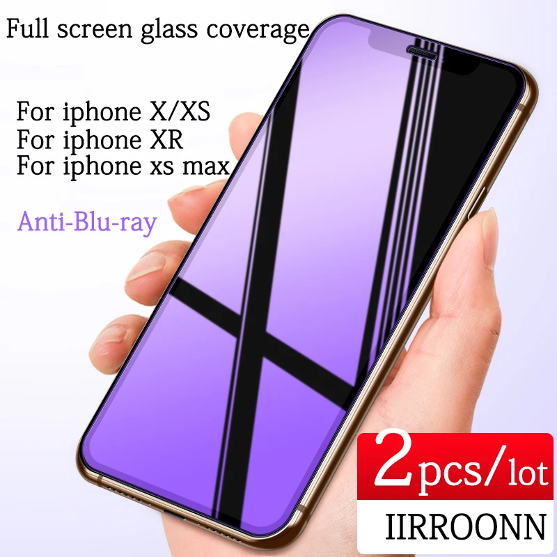 2 шт./партия 9H закаленное стекло для iphone X XS XR XS MAX защита экрана полное покрытие стекло для iphone xs max xr xs x защитная пленка