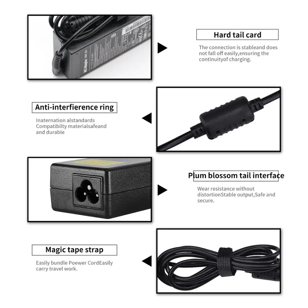 

AC Laptop Power Adapter Charger 20V 3.25A 65W For Lenovo Yoga 13 G400 G500 G505 G405 For Thinkpad X300S X301S X230S S230U