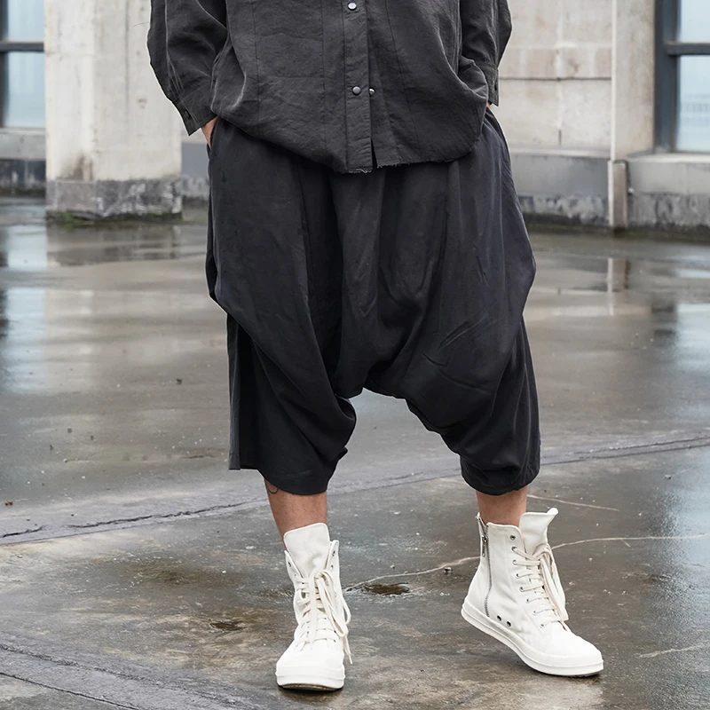 Оригинальный дизайн decadence повседневные широкие брюки темные шаровары в японском