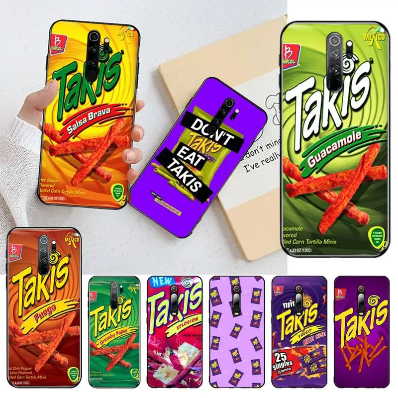 Чехол для мобильного телефона PENGHUWAN takis fuego Новое поступление черный Redmi Note 8 8A 7 6 6A 5