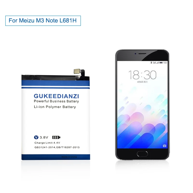 4900 мАч Высокая батарея BA621/BA612/BT15/BT61/BT68 для Meizu Note 5 M5 Note/M5 5S M5s/M3 M3s/M3 Note L681H M681H аккумулятор для телефона