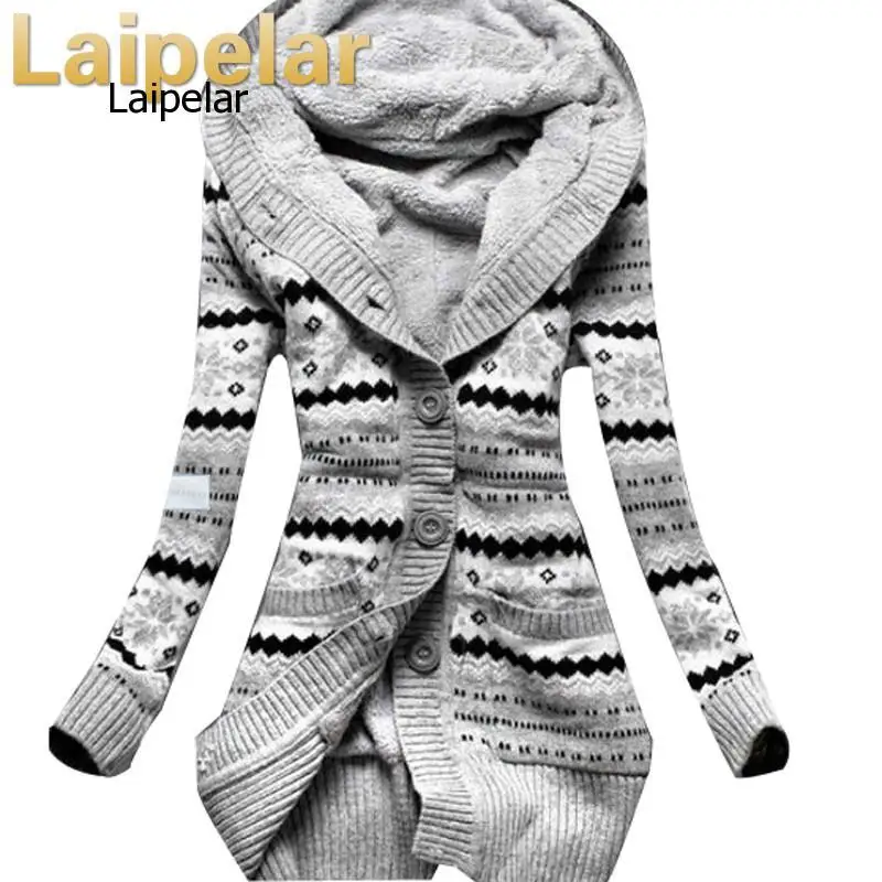 Повседневное трикотажное пальто-кардиган с капюшоном флисовая верхняя одежда