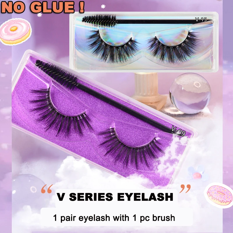 Синтетические ресницы натуральные накладные парные волосы оптовая продажа