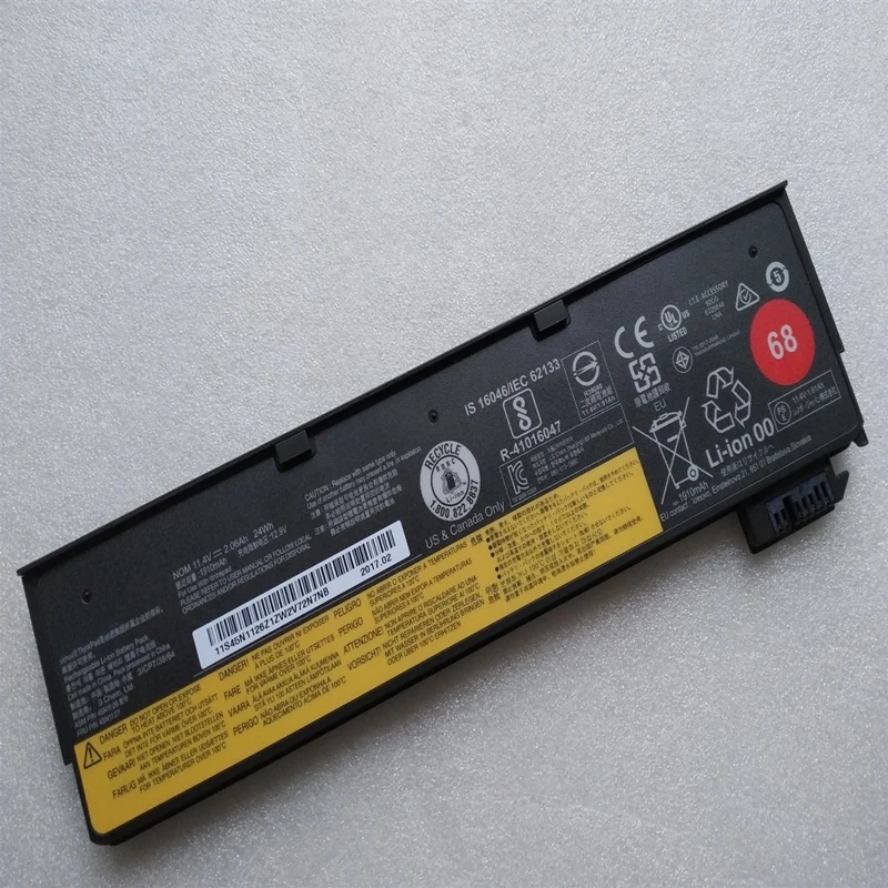 Оригинальный аккумулятор для ноутбука Lenovo ThinkPad X240 X240s X250 X260 T440 T440s T450S S440 S540 45N1130