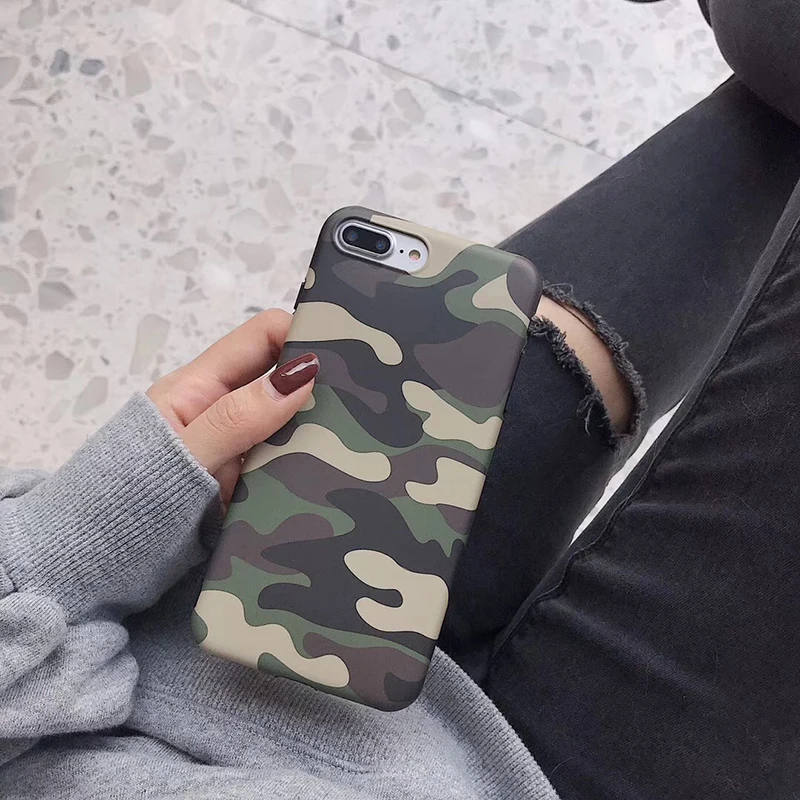 

Новинка Камуфляжный Классический мягкий силиконовый чехол для apple iphone 6 6S plus 7 7plus 8 8plus X XR XS Max военный камуфляжный чехол для телефона