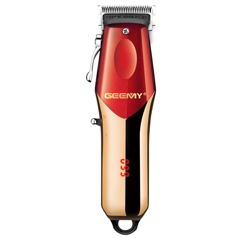 

Adjustable professional hair clipper rechargeable hair trimmer for men electric haircut machine pro barber tool LED display