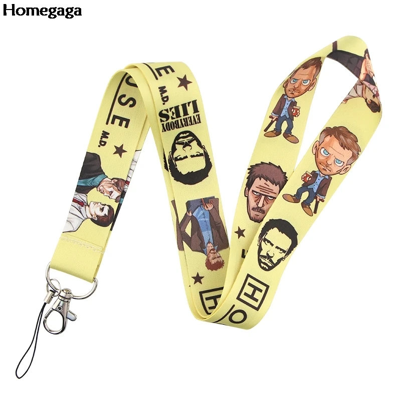 Homegaga ТВ шоу дом М. Д. Ремешок для ключей телефон мода USB ID значок MP3 держатель