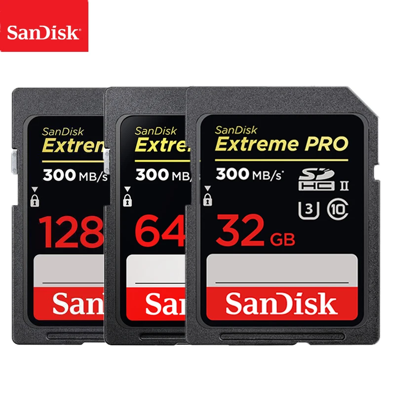 Оригинальная карта памяти SanDisk SD объемом до 300 МБ/с 32 ГБ экстремально высокая