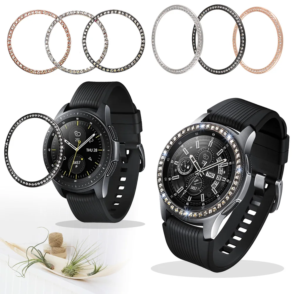 Кольцо с алмазным ободком для Samsung Galaxy Watch 42 мм защитный чехол модный спортивный