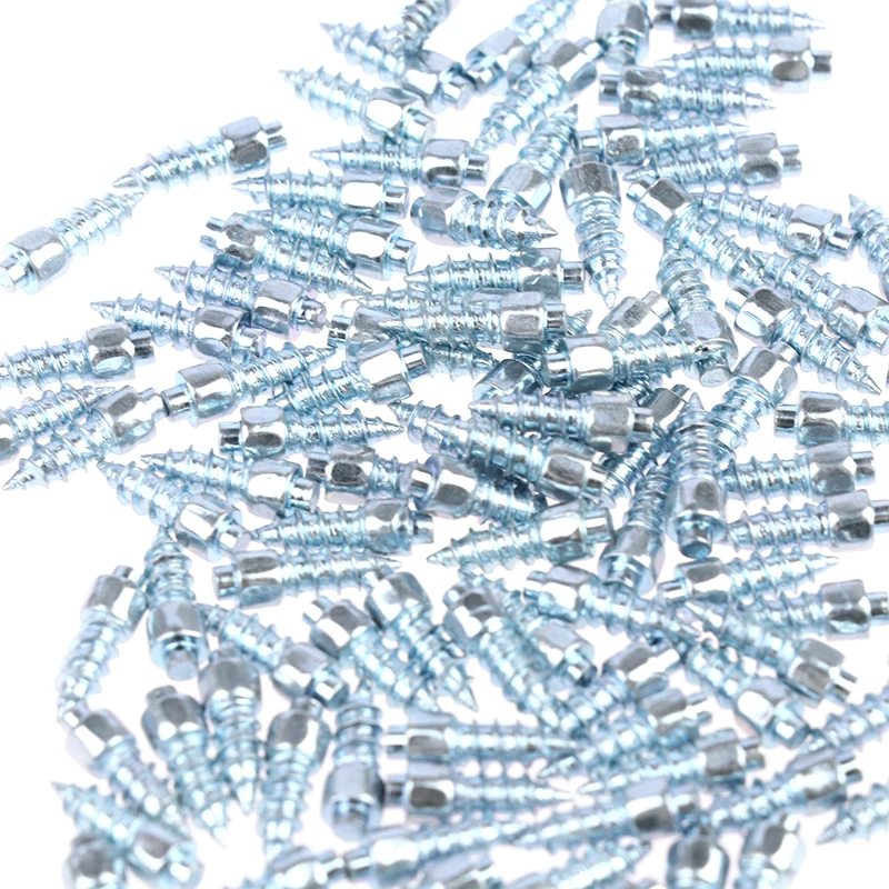 100 шт./пакет противоскользящие шипы для автомобильных шин мотоциклов и