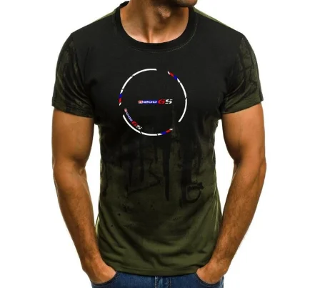 

NEW Brand Summer top for R1200 GS Adventure motorcycles Team T-Shirt Motorsport M Power Print Tee Shirt t-shirt u8