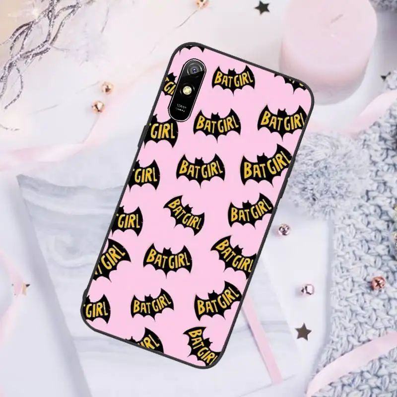 

Bat Skeleton Halloween pattern horror Phone Case For Xiaomi Mi Redmi Note 8T 9T 9S 9A 10 7 8 9 Lite pro