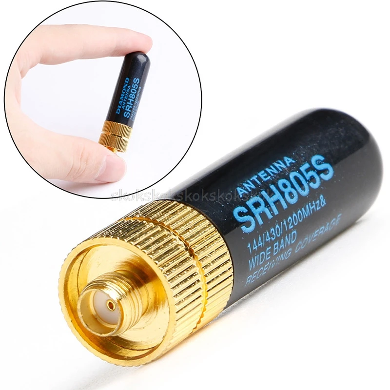 Двухдиапазонная Антенна DIAMOND SRH805S SMA-F Baofeng GT-3 UV-5R BF-888s радио N06 Прямая поставка |