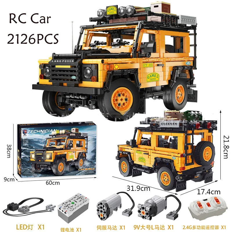 

Leier J908 RC Car Mountain Buggy Model High-Tech MOC Series APP Remote Control Small Particles Assembling Toy Blocks Boy Gift